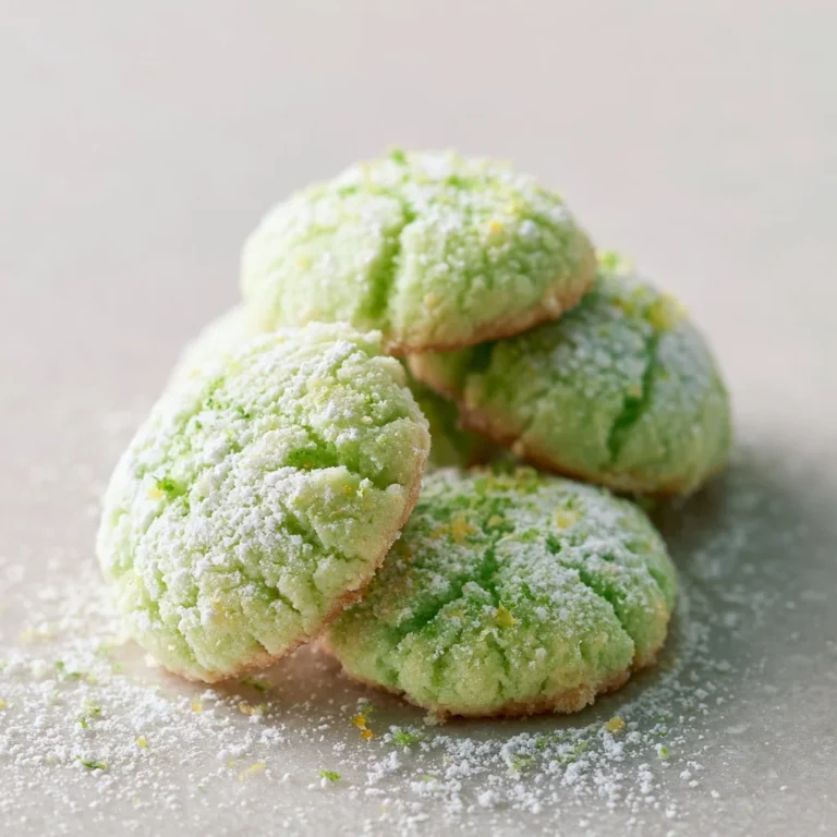 Plate of freshly baked key lime cookies with a zesty glaze