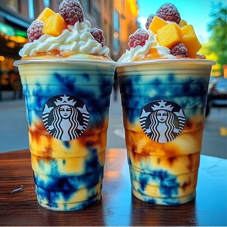 Mango Blue Raspberry Pulse Frappuccino