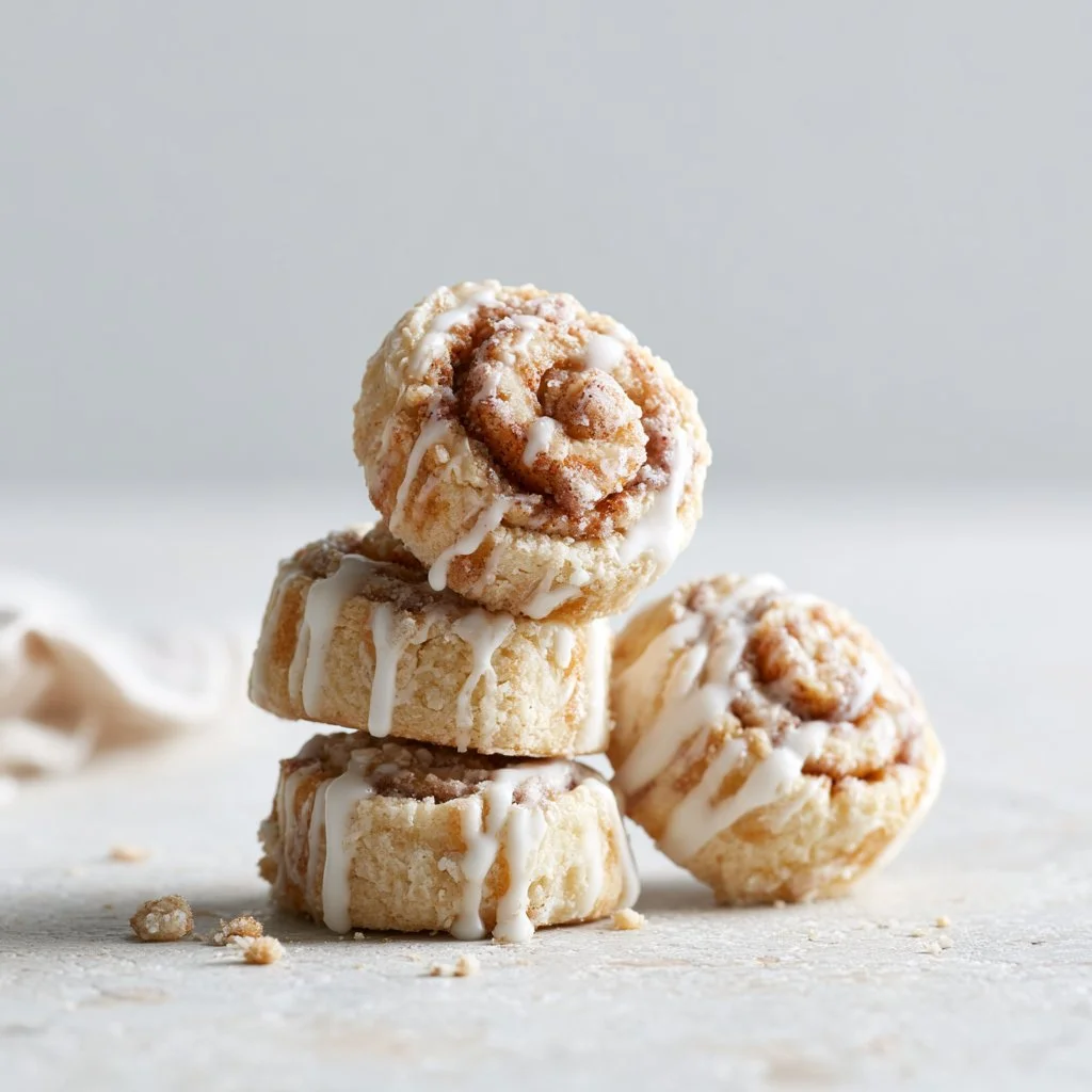 No-Bake Cinnamon Roll Cookies Recipe