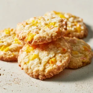 Delicious tropical mango cookies baked to perfection